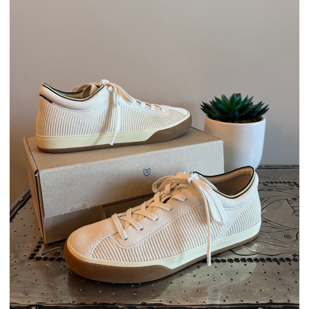 Rothy's Women's Size 9 The Lace Up Vanilla Sneaker in Original Box Runs Small - Picture 8 of 10